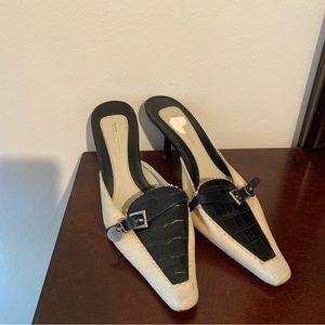 Worthington Leather Kitten Heel Cream